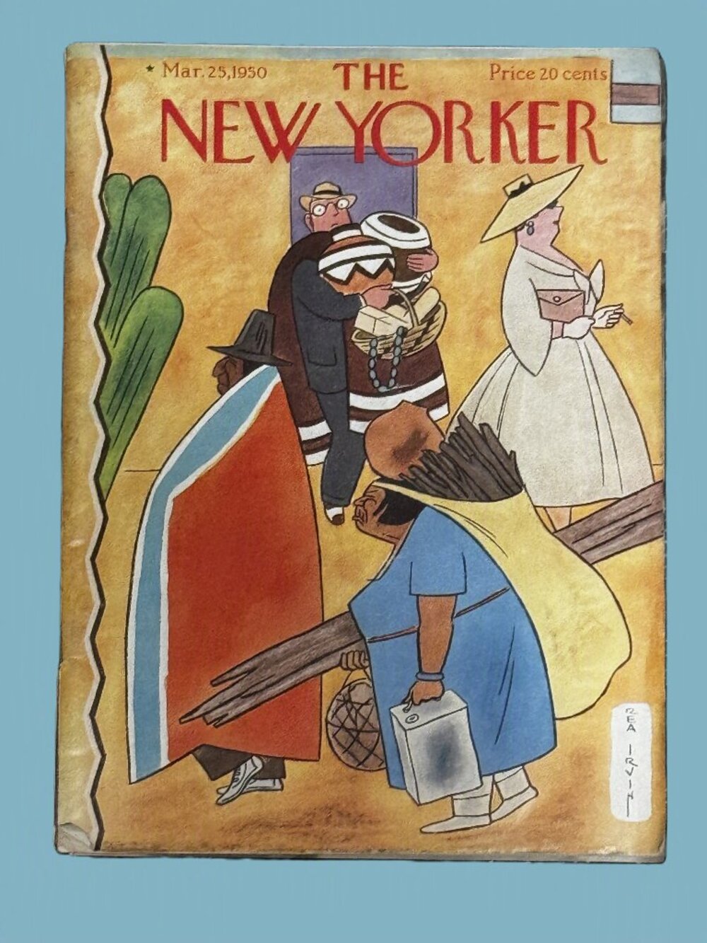 The New Yorker Magazine, March 25 1950 Vol. 026 No. 5, Rea Irvin Cover, Vintage